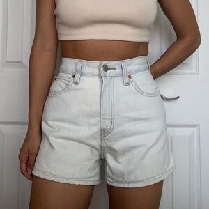 Levi's High Waisted Shorts
